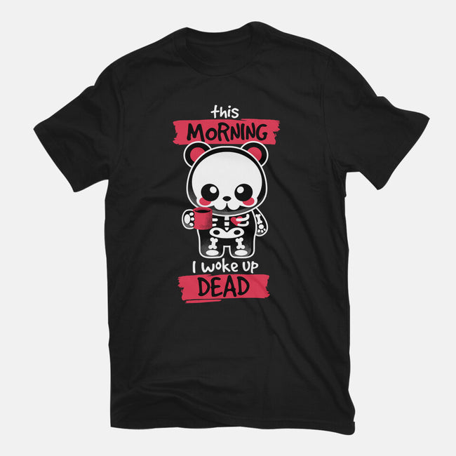 I Woke Up Dead-mens basic tee-NemiMakeit