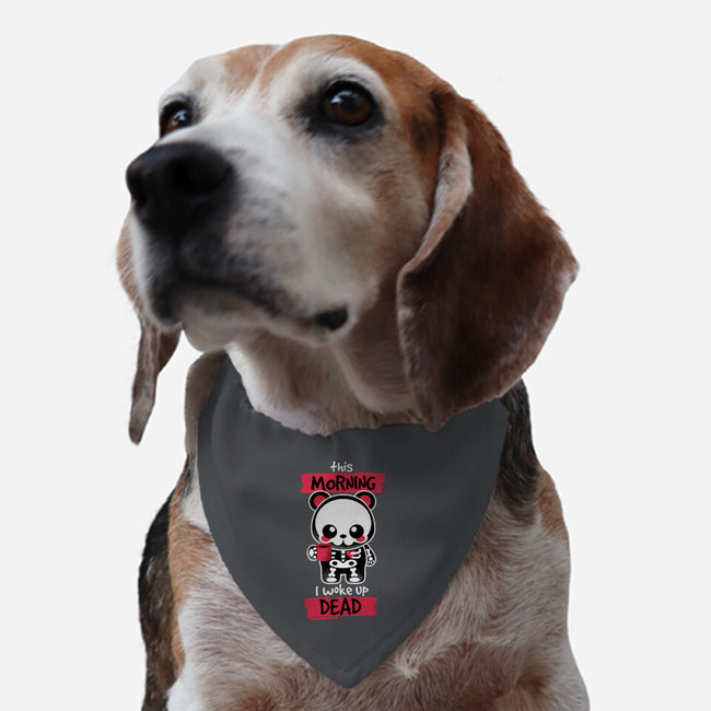 I Woke Up Dead-dog adjustable pet collar-NemiMakeit