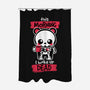 I Woke Up Dead-none polyester shower curtain-NemiMakeit