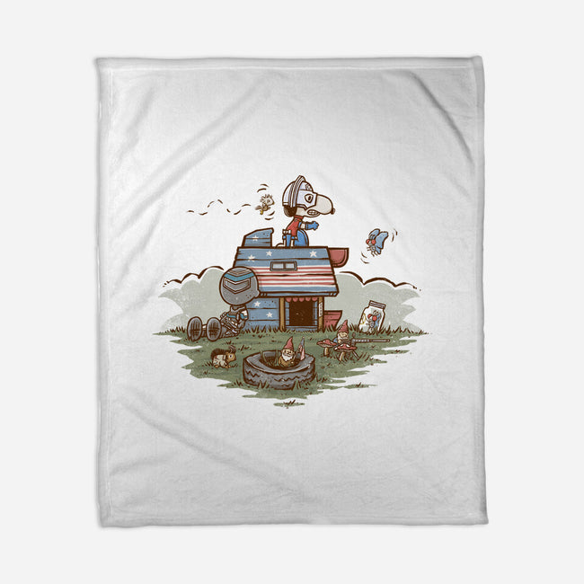 The Beagle And The Eagle-none fleece blanket-kg07