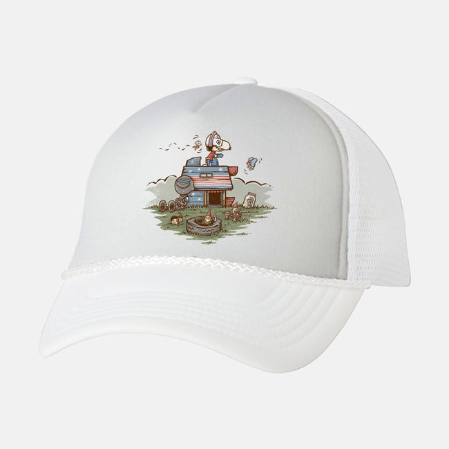 The Beagle And The Eagle-unisex trucker hat-kg07