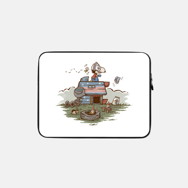 The Beagle And The Eagle-none zippered laptop sleeve-kg07