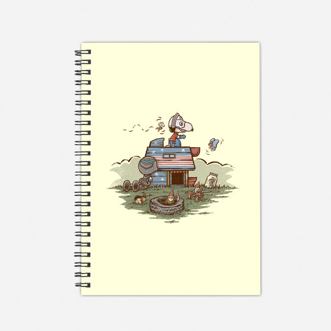 The Beagle And The Eagle-none dot grid notebook-kg07
