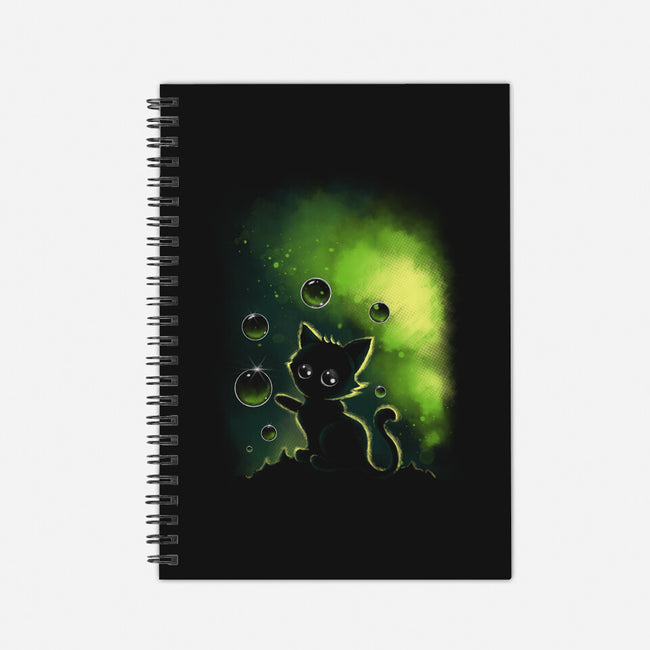 Bubble Cat-none dot grid notebook-erion_designs