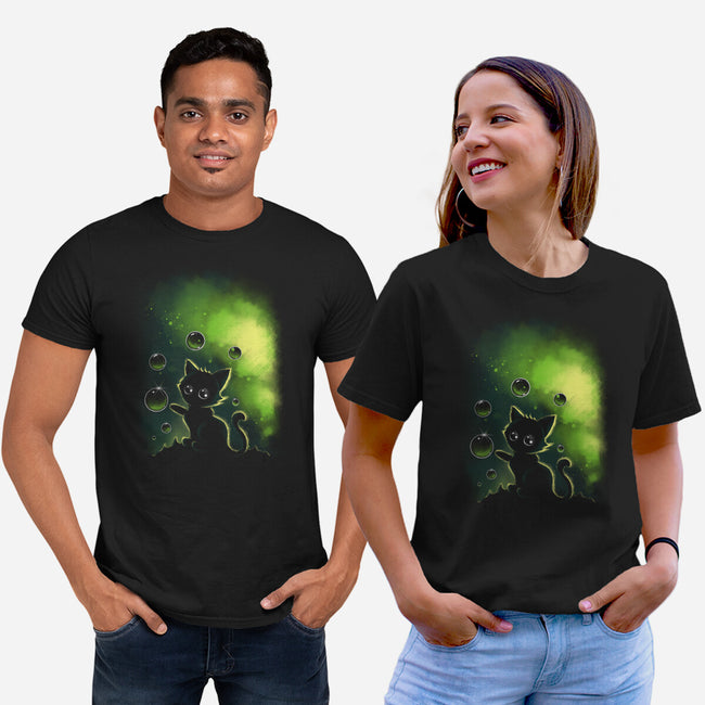 Bubble Cat-unisex basic tee-erion_designs
