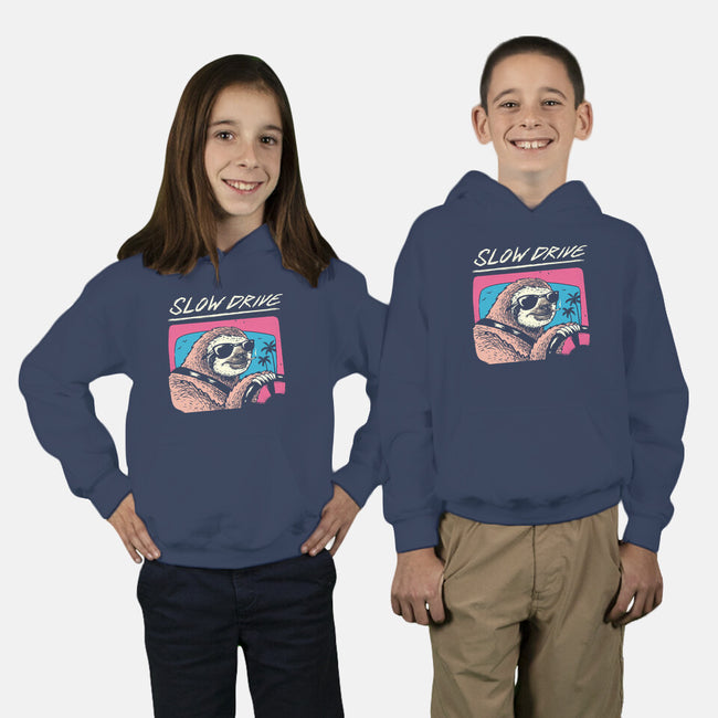 Drive Slow-youth pullover sweatshirt-vp021