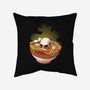 Attack On Ramen-none removable cover throw pillow-FunkVampire