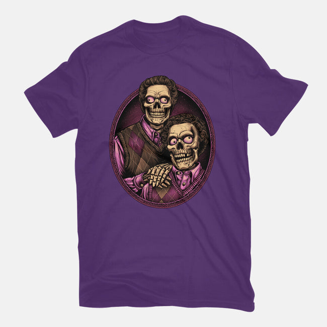 Bros For Life And Death-womens basic tee-glitchygorilla
