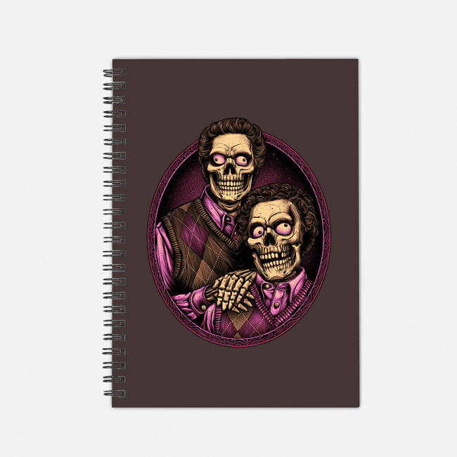 Bros For Life And Death-none dot grid notebook-glitchygorilla