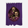 Bros For Life And Death-none polyester shower curtain-glitchygorilla