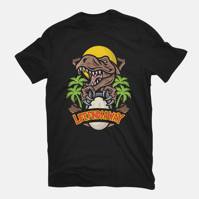 Dinosaur Park-womens fitted tee-jrberger