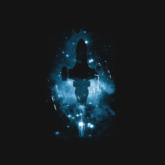 The Shiniest Space Ship-none removable cover w insert throw pillow-kharmazero