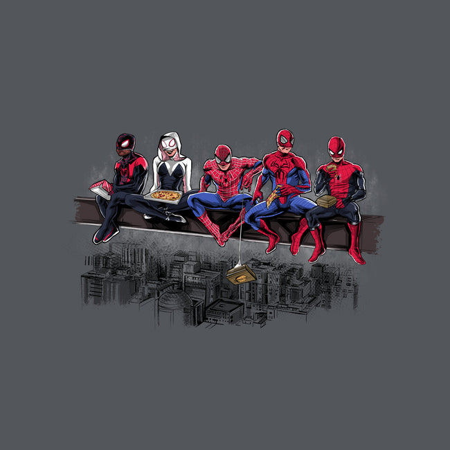 Spider Lunch-womens v-neck tee-zascanauta