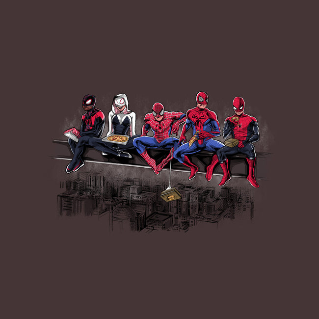Spider Lunch-none removable cover w insert throw pillow-zascanauta