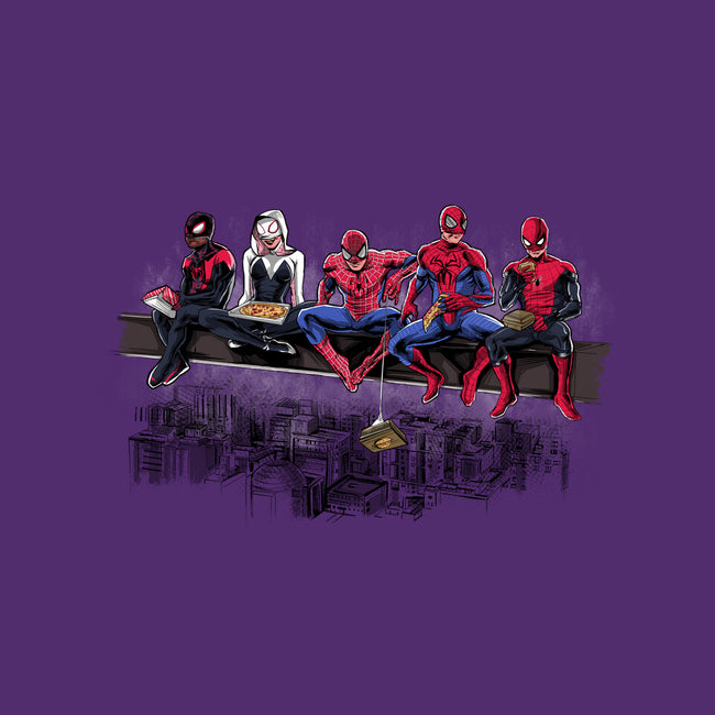 Spider Lunch-none removable cover w insert throw pillow-zascanauta