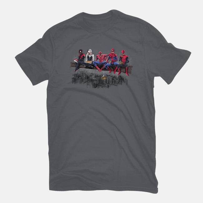 Spider Lunch-womens fitted tee-zascanauta