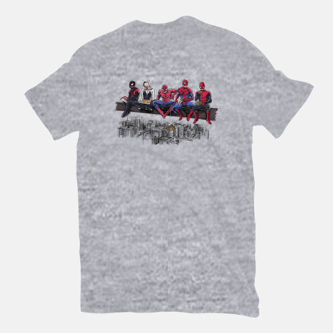 Spider Lunch-womens fitted tee-zascanauta