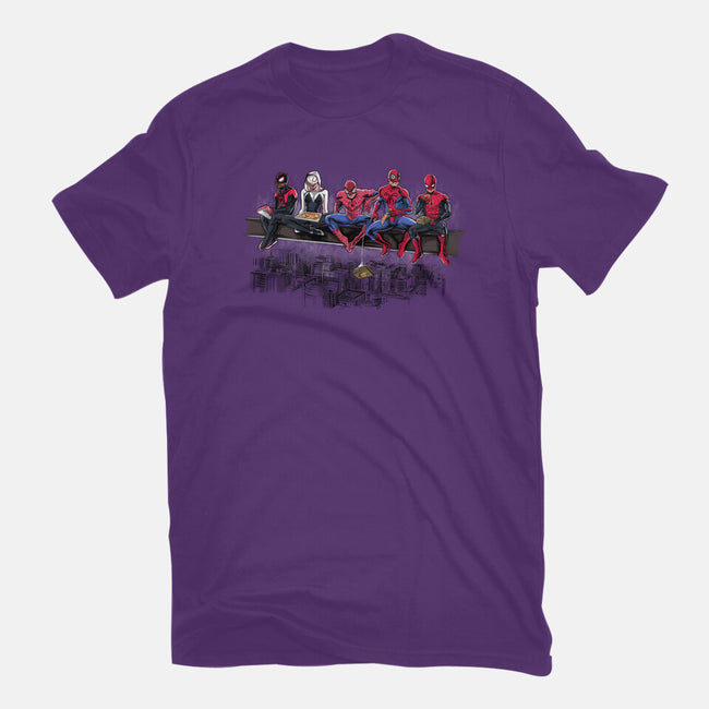 Spider Lunch-womens fitted tee-zascanauta