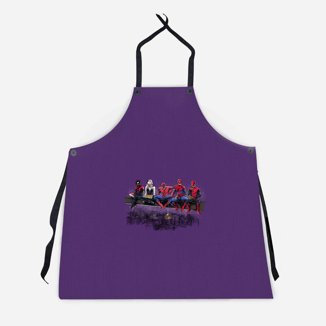 Spider Lunch-unisex kitchen apron-zascanauta