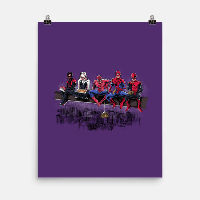 Spider Lunch-none matte poster-zascanauta