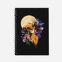 Moonlight Lion Cub-none dot grid notebook-fanfabio