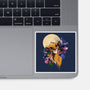 Moonlight Lion Cub-none glossy sticker-fanfabio