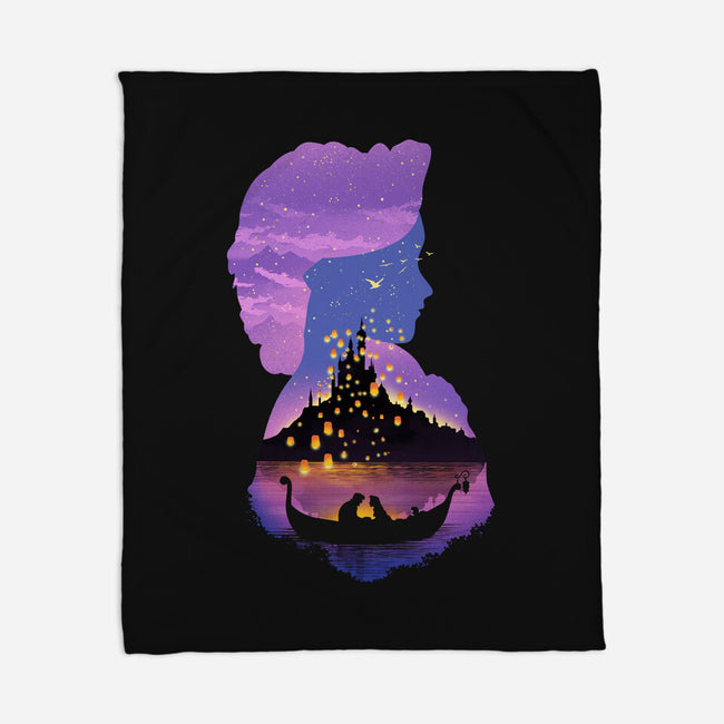 Magical Tower-none fleece blanket-dandingeroz