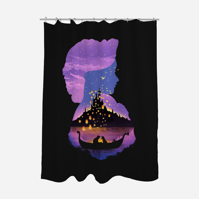 Magical Tower-none polyester shower curtain-dandingeroz