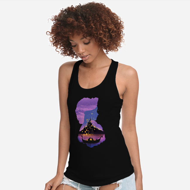 Magical Tower-womens racerback tank-dandingeroz