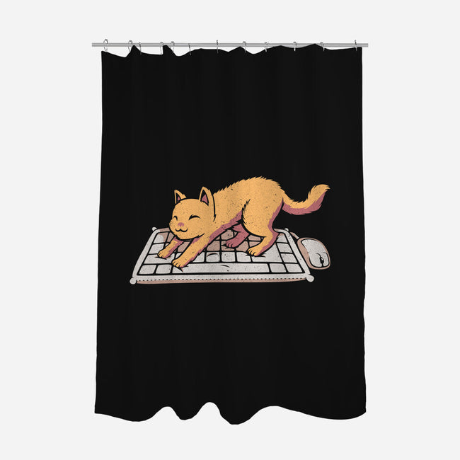 No Personal Space-none polyester shower curtain-tobefonseca