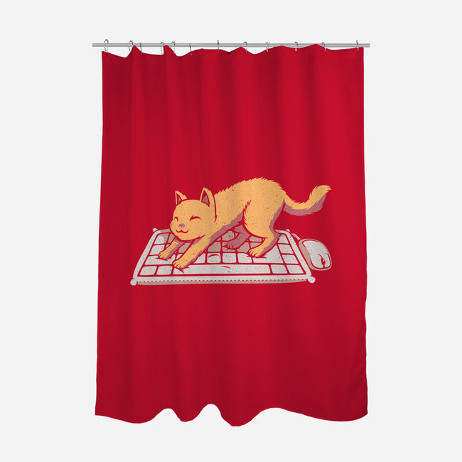 No Personal Space-none polyester shower curtain-tobefonseca