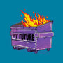 My Future-none polyester shower curtain-rocketman_art