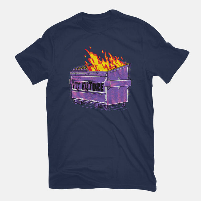 My Future-womens fitted tee-rocketman_art