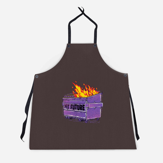 My Future-unisex kitchen apron-rocketman_art