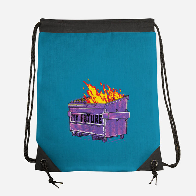 My Future-none drawstring bag-rocketman_art