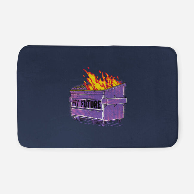 My Future-none memory foam bath mat-rocketman_art