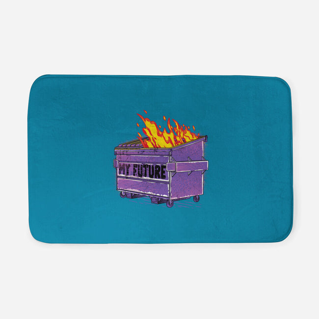 My Future-none memory foam bath mat-rocketman_art