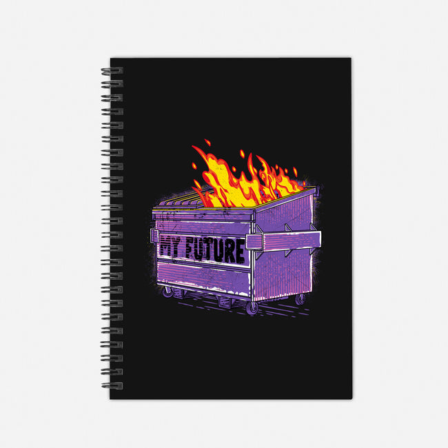 My Future-none dot grid notebook-rocketman_art