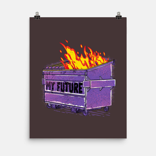 My Future-none matte poster-rocketman_art