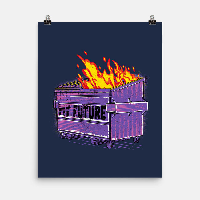 My Future-none matte poster-rocketman_art