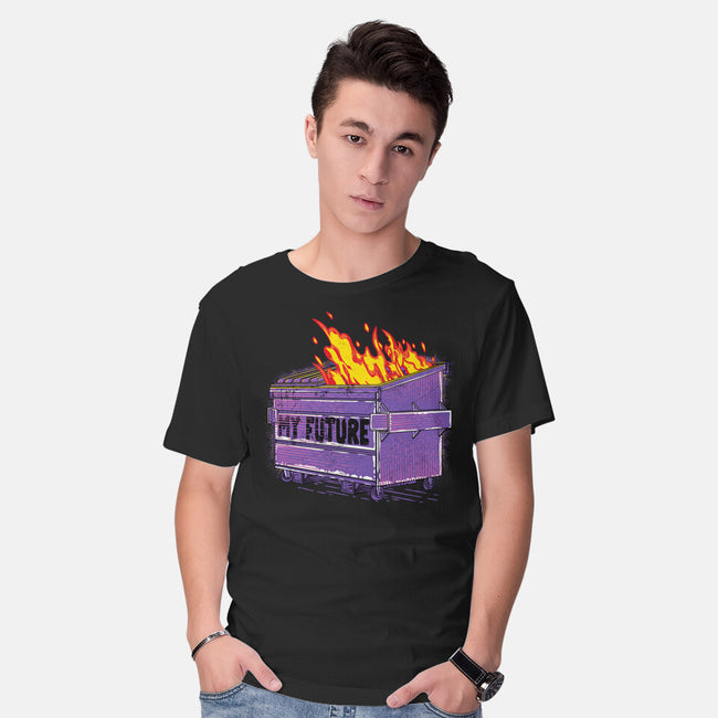 My Future-mens basic tee-rocketman_art