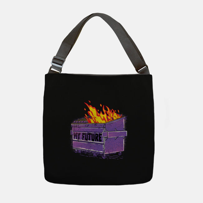 My Future-none adjustable tote-rocketman_art