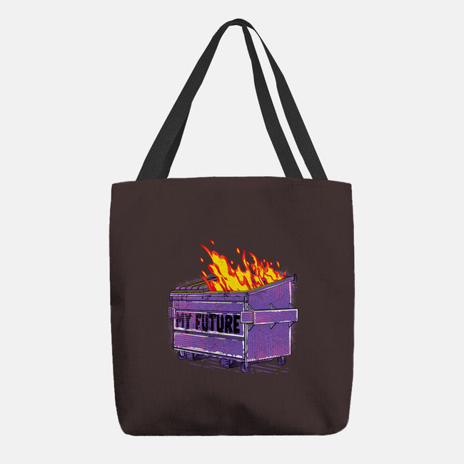 My Future-none basic tote-rocketman_art