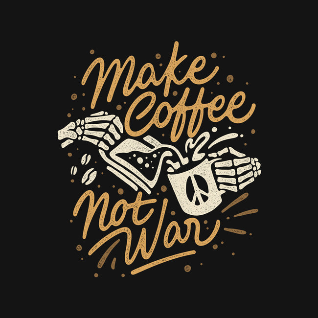 Make Coffee Not War-womens off shoulder tee-Ibnu Ardi