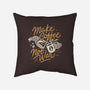 Make Coffee Not War-none removable cover w insert throw pillow-Ibnu Ardi