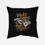 Make Coffee Not War-none removable cover throw pillow-Ibnu Ardi
