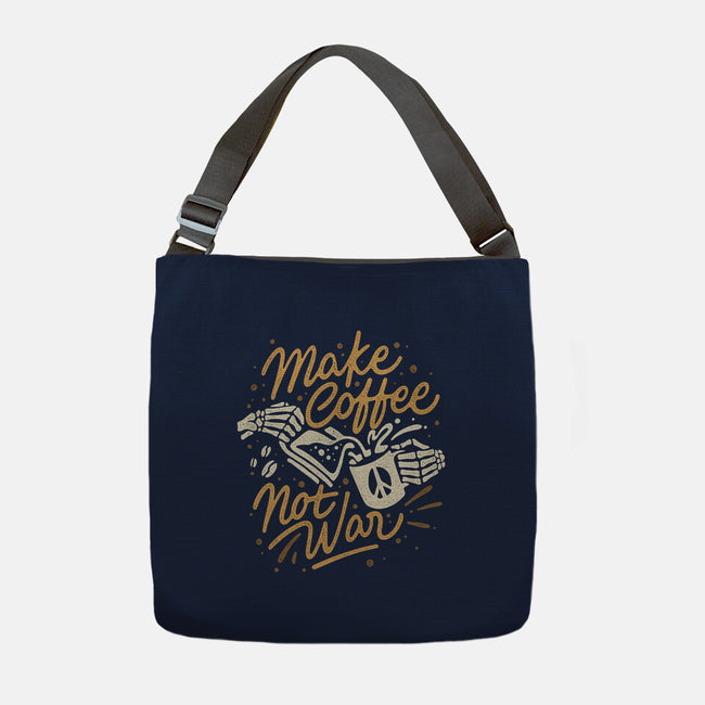 Make Coffee Not War-none adjustable tote-Ibnu Ardi