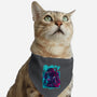 Neon Mystery-cat adjustable pet collar-Bruno Mota