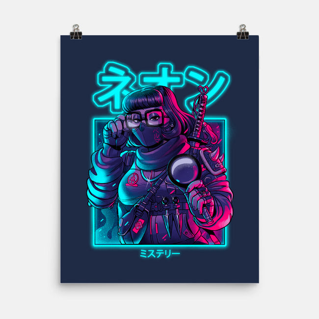 Neon Mystery-none matte poster-Bruno Mota