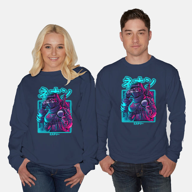 Neon Mystery-unisex crew neck sweatshirt-Bruno Mota